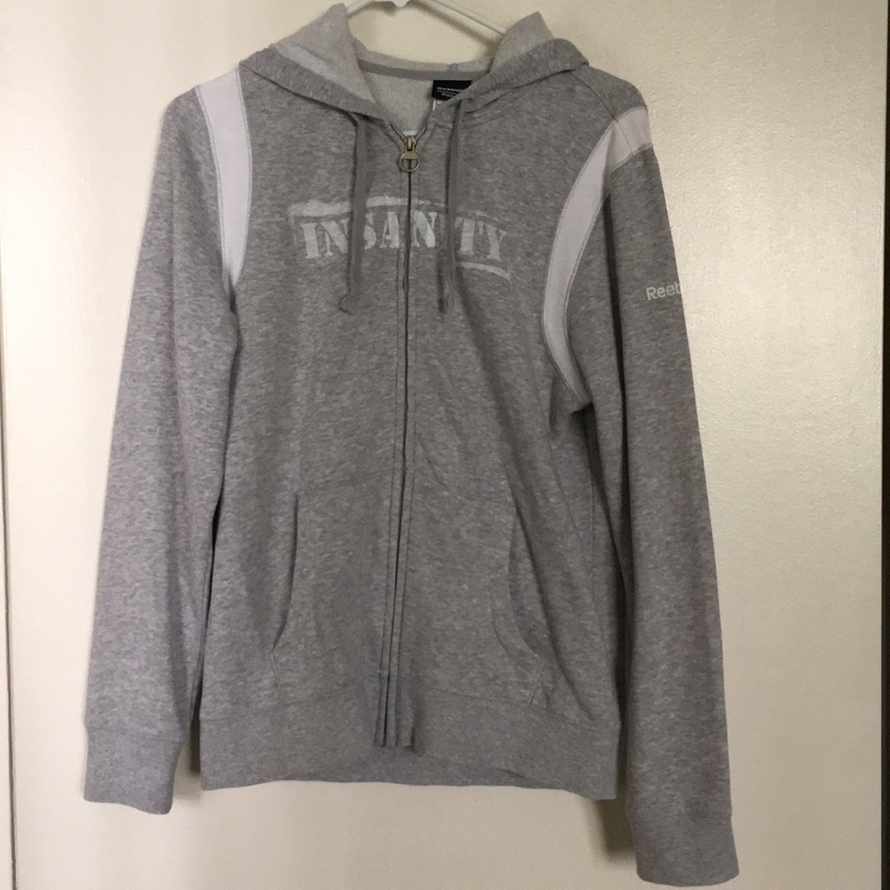 Beachbody Reebok Insanity gray hoodie - M
